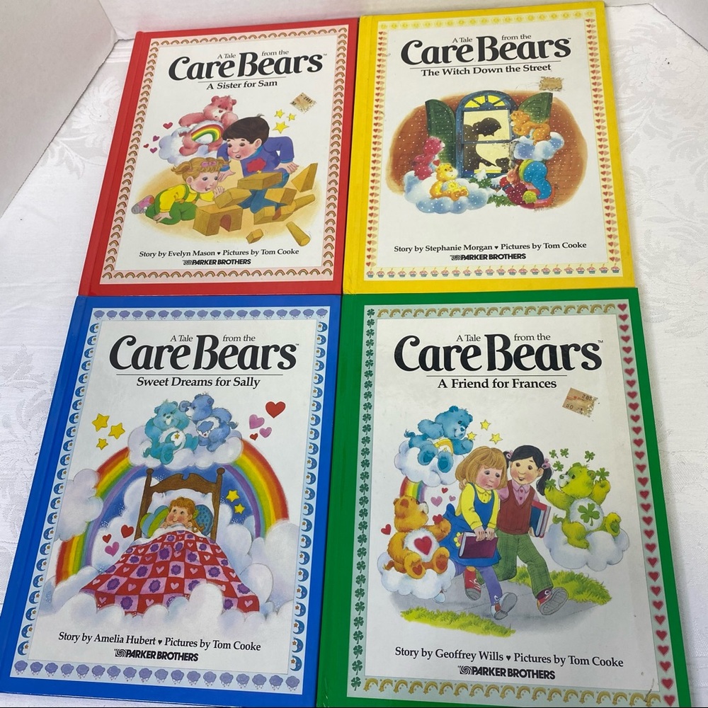 Parker Brothers Care Bear Book Collection Set of 4
